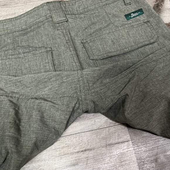 G.H. Bass & Co Explorer Mid Rise Pocket Chino Shorts Sage Grey Men’s Size 30 - Picture 7 of 10